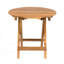 Table d'appoint d'extérieur pliable et réglable