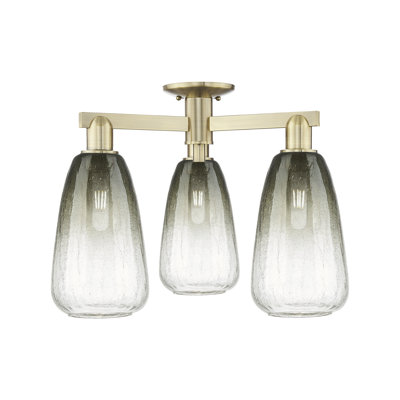 Jacquette - 3 Light Semi-Flush Mount