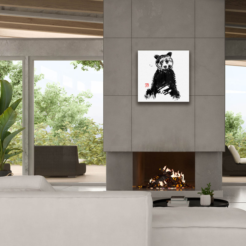 «Union 2» par Pechane, Union Rustic, art mural sur toile, 18 po x 18 po, H 26 po x l 26 po x P 1,5 po