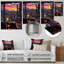 «Night In Tokyo Window View I - Japon», art mural en métal-101154760