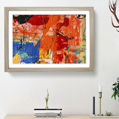 Abstract Art Painting Vol.183 by S.Johnson - Framed Print