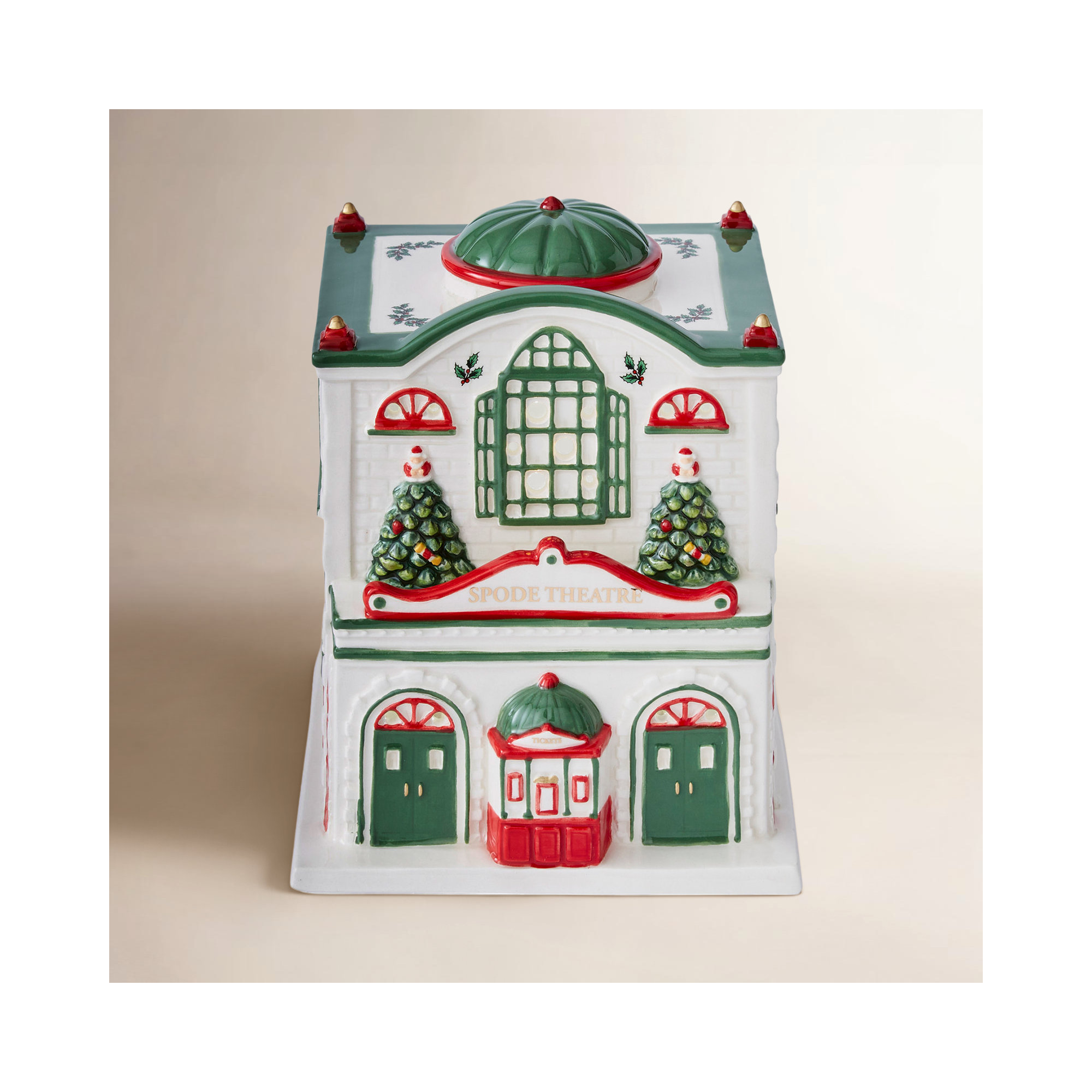 Spode Christmas Tree Figural Led Village Theatre