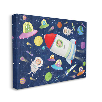 Fusée astronaute Fritz Outer Space Alien