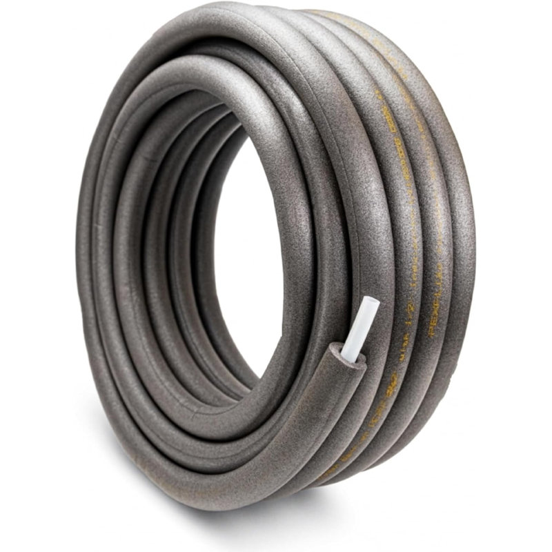 PEX A pré-isolé tube 1 pouce 100 pieds de la bobine de mousse tuyau d'oxygène pour le système de refroidissement de chauffage hydronique