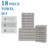 Josann Franklin 100% Cotton Lightweight Quick-Drying 18-Piece Assorted Towel Set-569434833