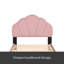 Lit plateforme tapissier simple