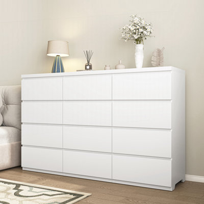 12 Drawers Double Dresser