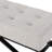 Contemporary Upholstered In Grey, Button Waffle Stitch, Frame, 46.48" X 17.78" 16.66 Grey Bench With Fashionable Design, Upholstered, , 46.48"W 17.78"D 16.66"H