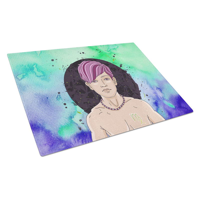 Planche à découper en verre trempé virgo de verre trempé caroline