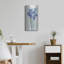 «Blue Iris Panel II» par Tim O'Toole, art mural en métal-853750122