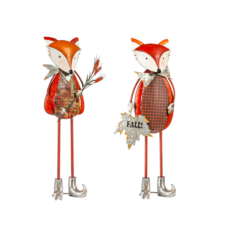 Ensemble de 2 statues de jardin Keegon