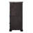 Gehring Traditional Sliding Door Curio With Glass Shelves And LED Light
