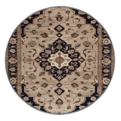 Tapis persan gris lavable à la machine