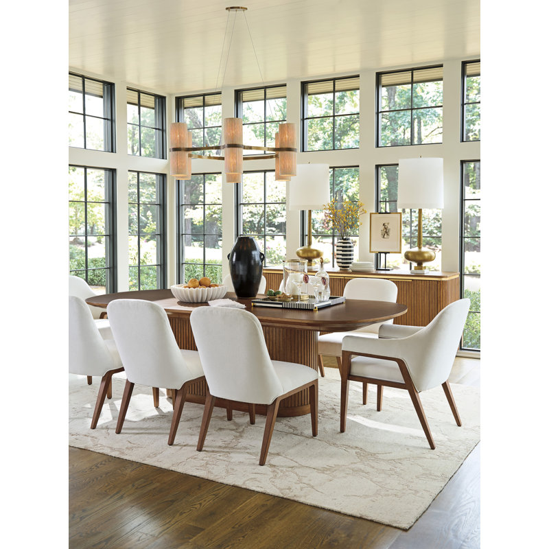 La Costa Upholstered Arm Chair, Polyester White