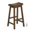 Ensemble de tabourets de bar d'une hauteur de 29 po, ensemble de 2 pièces, siège en bois massif, finition cerisier | Idée de cadeau-1054416883