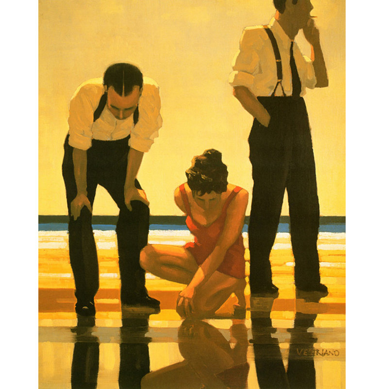 Narcissistic Bathers, 18" H x 14" W