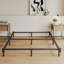 Cadre de lit en métal robuste de 7 pouces pour sommier tapissier et matelas, support en acier renforcé-858797569