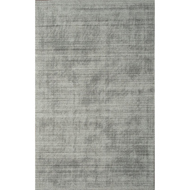 Tapis décoratif gris tissé à la main Hyannis, Rectangle de 5 pi x 8 pi