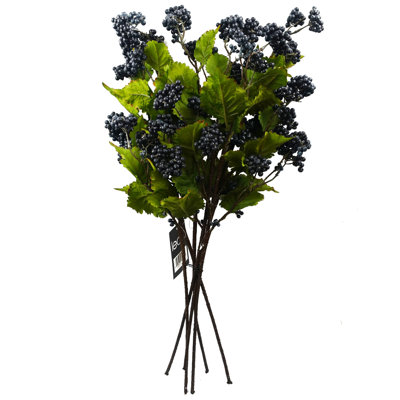 Plastic, Silk Grape Leaf Arrangement