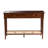 Ayleena Maxwelton Solid Wood Console Table with 2 Drawers and Woven Cane Storage Shelf-1859782370