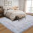 Washable Vintage Border Rug Non-Slip Low Pile Stain-Resistant Boho Throw Carpet for Kitchen Hallway Living Room Bedroom Taupe/Brown.-20713427