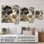 Art mural acrylique bleu pivoines I - pivoines-278887083