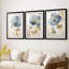 FLORAL Series LII - Impression sur mesure encadrée de qualité supérieure - 3 pièces-1959470381-1959470355