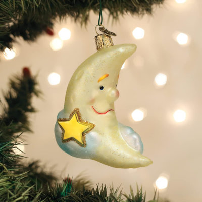 3 " Glass Hanging Figurine Ornament
