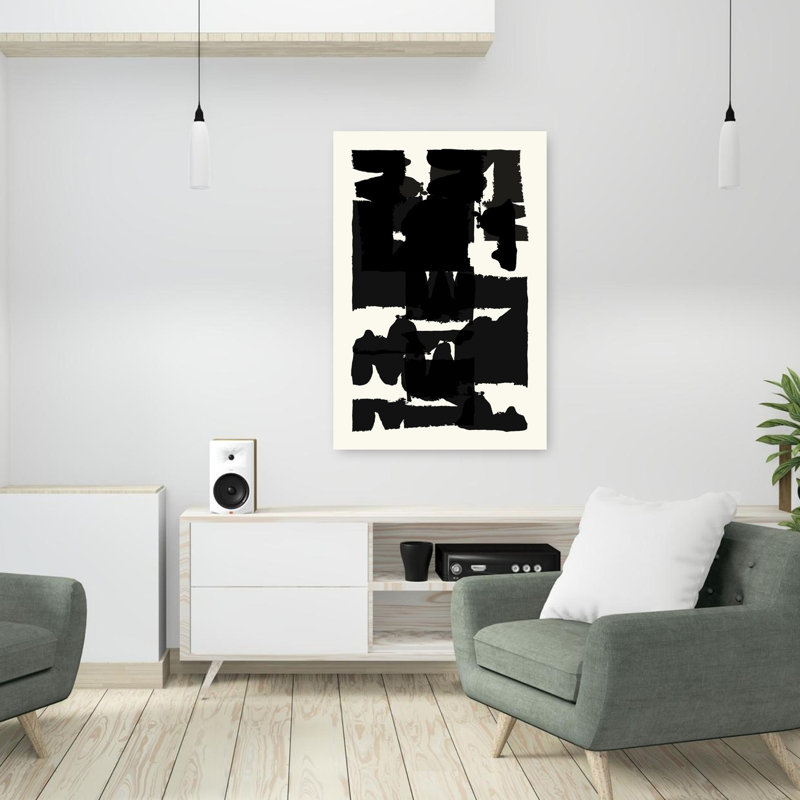 Art contemporain, art contemporain abstrait, H 36 po x l 24 po