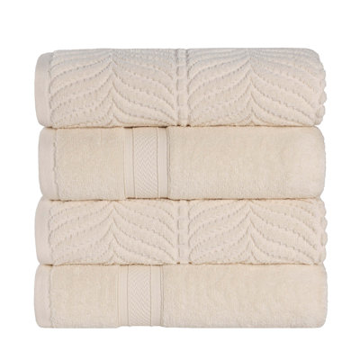 Serviette de bain en coton Orelia