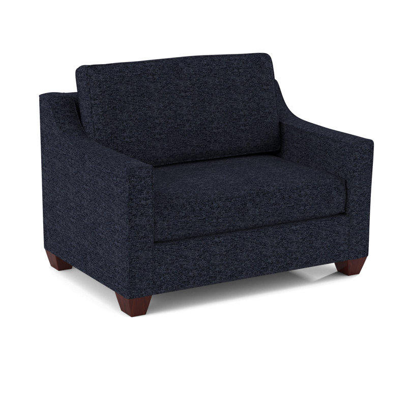 Fauteuil convertible l 50 po Clark, Fauve antique, Acajou empire