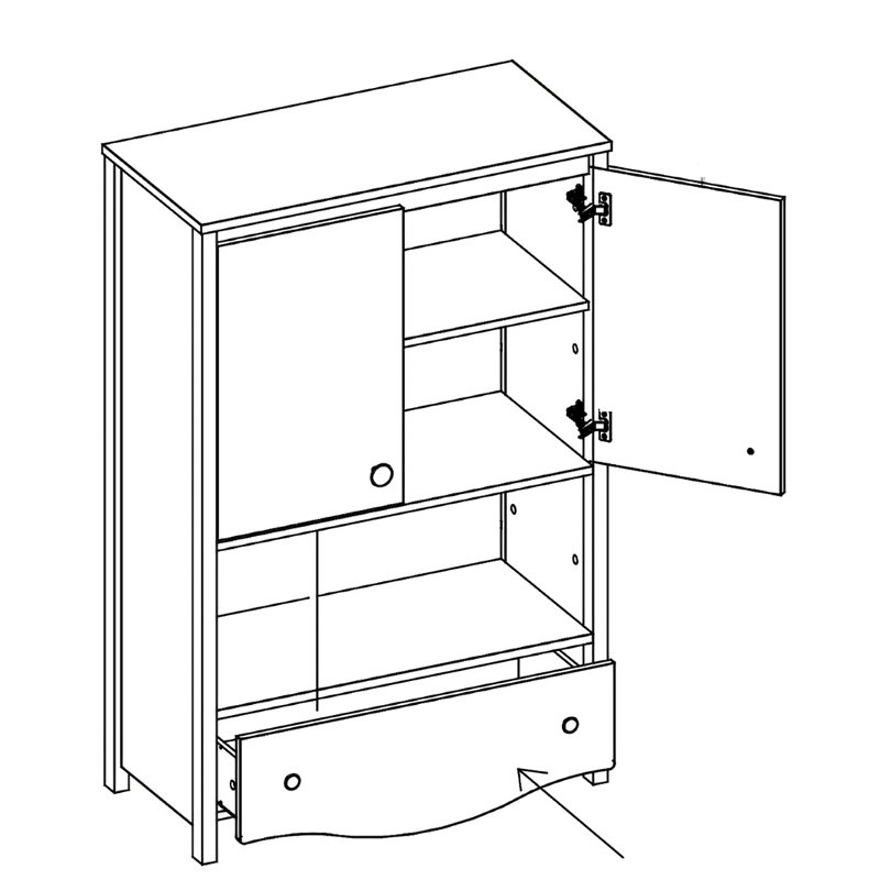 Connor 85cm Sideboard