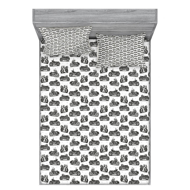 Microfiber Sheet Set, Full Sheet Set + Fitted Sheet + 2 Pillowcases