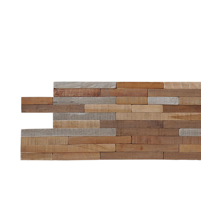 Tuile de look en bois 8" x 24" kayu mezzanines Terra
