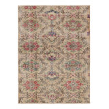 One-of-a-Kind 3'4" X 4'6" Hand Hooked Area Rug