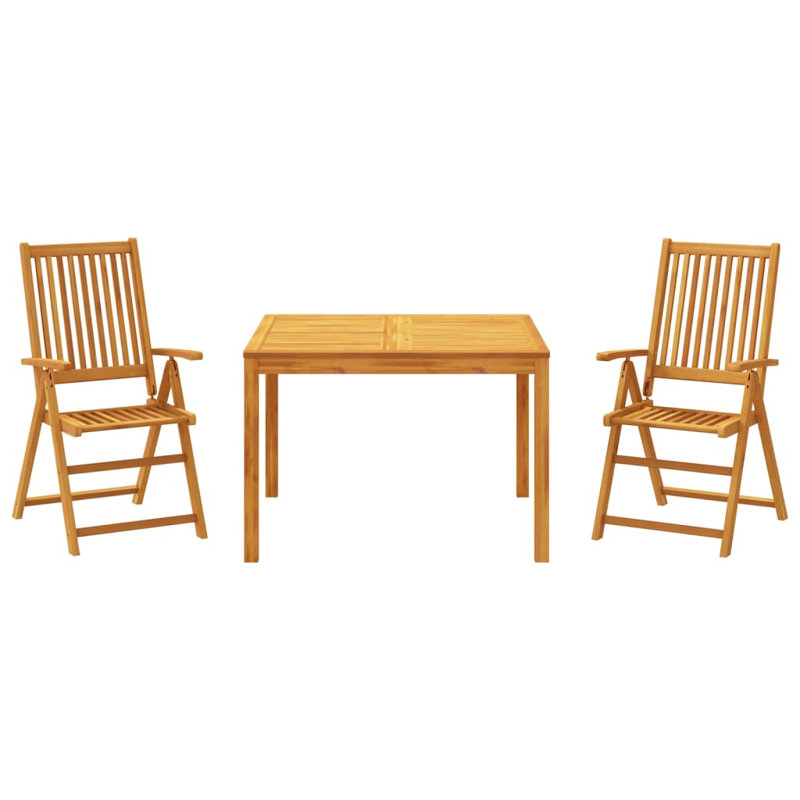 Ensemble de salle à manger rectangulaire pour 4 personnes Nichlaus