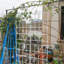 Ensemble de 2 treillis de jardin en métal 86,7 po antirouille pour plantes grimpantes