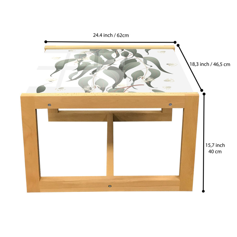 Isavel Sled Coffee Table, 40cm H x 46.5cm W x 62cm D