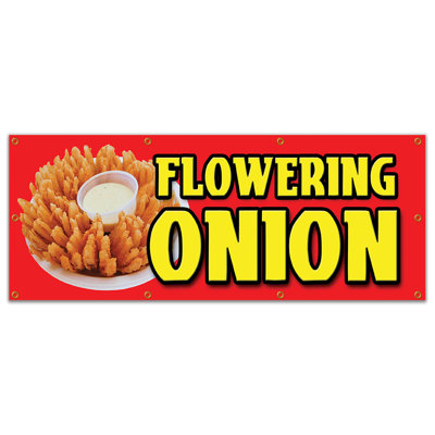 Enseigne florale oignon en fleur