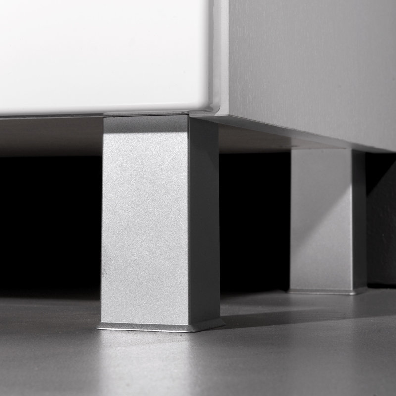 Liquid 70cm Bathroom Vanity Base Only in White