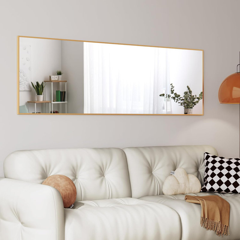 Adlin Metal Rectangle Floor Mirror