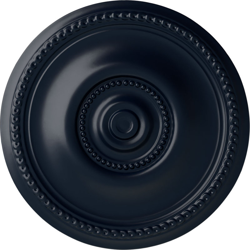 Médaillon de plafond Endurathane Raynor, DE 20 5/8 po x P 1 3/8 po (convient aux auvents jusqu'à 6 po), fini de rêve de minuit peint à la main
