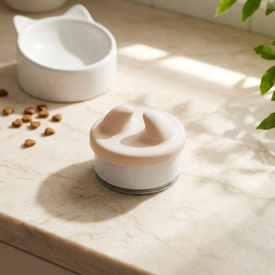 3-in-1 Silicone Pet Can Lid, Pink