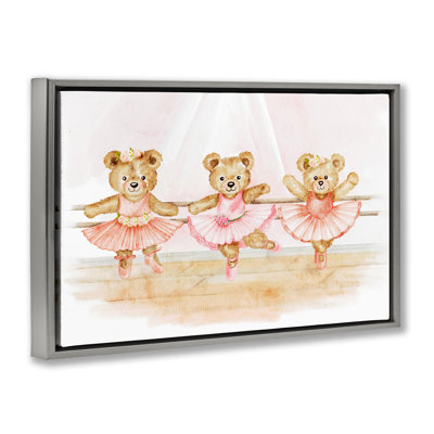 Cadre flottant Ballet Teddies Triplet, design par Amy Hall