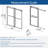 Opal Mirage MCOCOD 54" W x 76" H Double Smooth Sliding Frameless Shower Door with 3/8" (10mm) Clear Glass-74716011