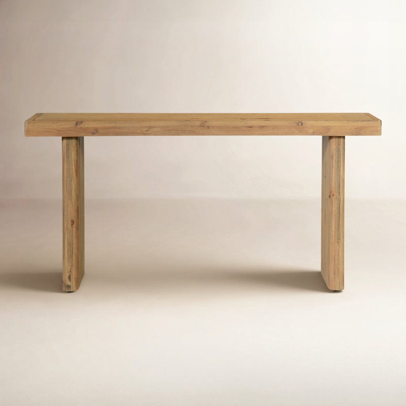 Thompkins 60'' Solid Wood Console Table, Aged Brown