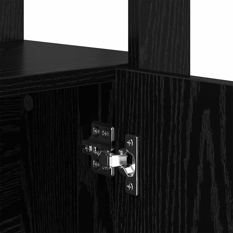 80cm Sideboard, Black Oak