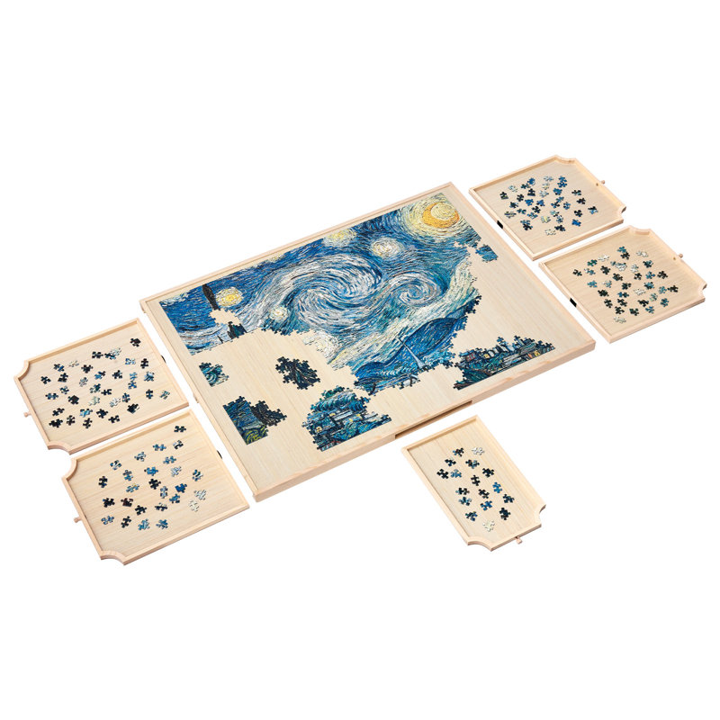 1500 Piece Puzzle Board with Drawers