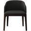 Chaise de salle d'attente en cuir Milburr l 23 po avec structure en bois-1621592602
