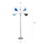 Lampe sur pied à col-de-cygne réglable à 5 têtes et à lumières multiples de 67 po Simple Designs-1116945836-1116945832
